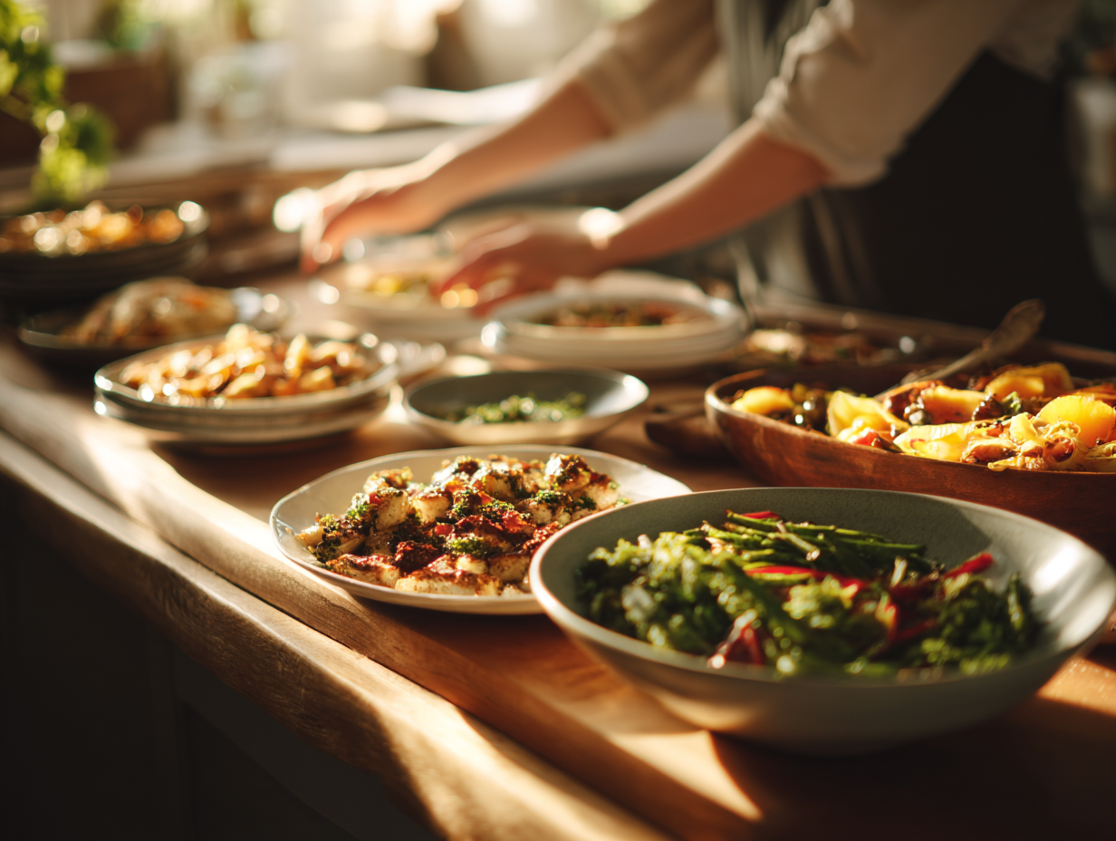 Свіжі інгредієнти для приготування здорової їжі